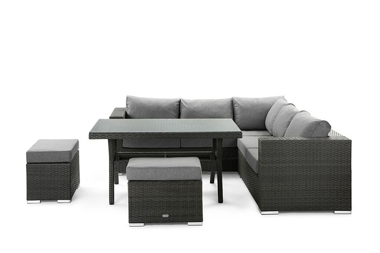 Loungeset Met hoge tafel Aluminium loungeset met hoge tafel van Feel