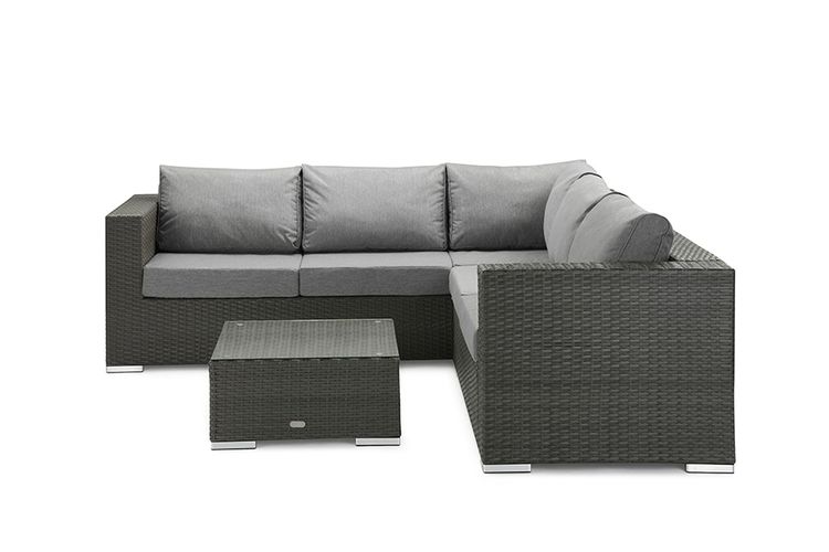 Loungeset Tafel Aluminium loungeset met salontafel van Feel Furniture