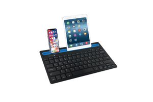 Draadloos toetsenbord met tablet- en telefoonhouder